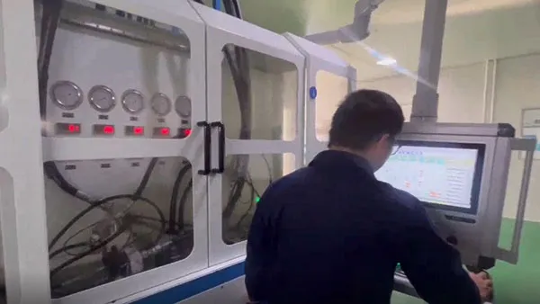 Тестирование производительности клапанного блока