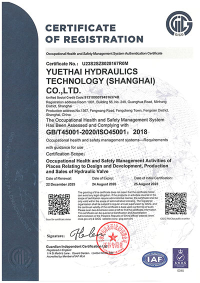 Система управления охраной труда и промышленной безопасностью ISO45001