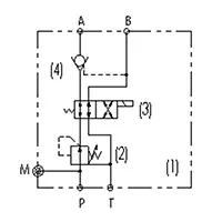 Гидрораспределительный блок быстросъемного крепления инструментов K02