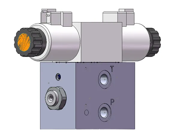 Гидрораспределительный блок быстросъемного крепления инструментов K04