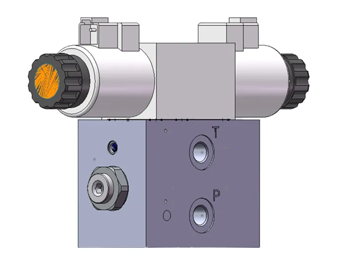 Гидрораспределительный блок быстросъемного крепления инструментов K04