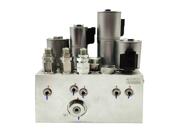 Распределительный клапан гидропривода ножничного подъемника