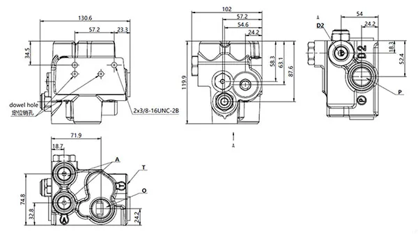 Двухконтурный клапан зарядки аккумулятора