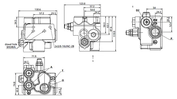 Двухконтурный клапан зарядки аккумулятора (с предохранительным клапаном)
